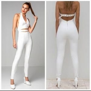 Tiger Mist Amazon cutout jumpsuit